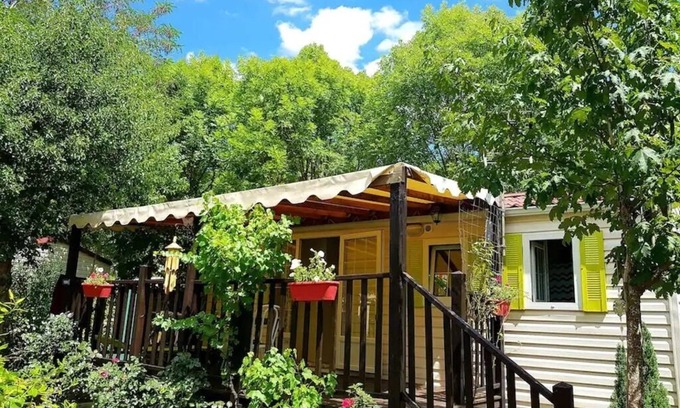 Labeaume Casa | Mobil home entre 2 rivières sud Ardèche