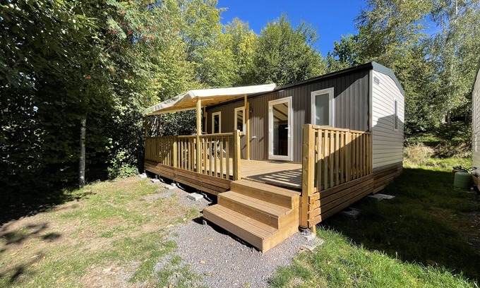 Granges-Aumontzey Casa | Mobil-home Niché au Coeur de la Forêt Vosgienne