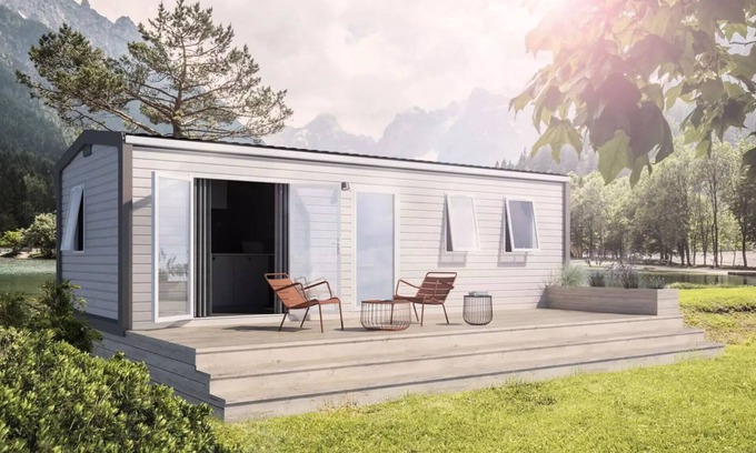 Vic-sur-Aisne Casa | Mobil-home | Premium | 3 Ch. | 6 pers. | Terrace Lounge | A/C | TV