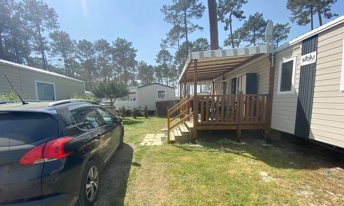 Saint-Julien-en-Born Casa | Mobil-home 64772 TyBreizh Vacaciones en las Dunas de Contis 3* sin fun pass