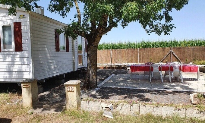 Meschers-sur-Gironde Casa | Mobile home with spacious terrace in Meschers near Royan