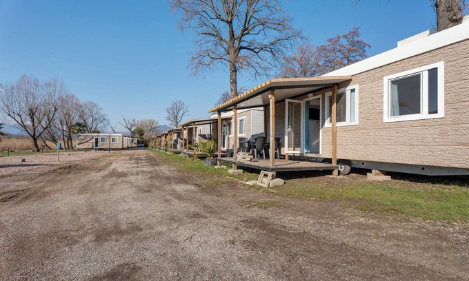 Ispra Apartamento | Casa móvil 'Casa Mobile Standard 1' con vistas al lago, Wi-Fi y aire acondicionado