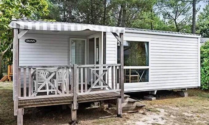Rhinau Casa | Mobile home Einfache Terrasse
