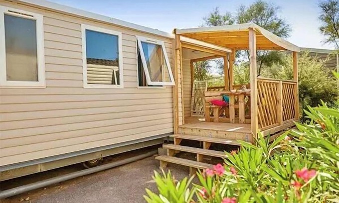 Nages Casa | Mobile home Einfache Terrasse