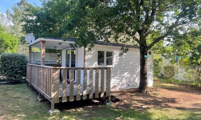 Carcans Casa | Mobile home rental for 6 months in Camping 4étoiles Le Paradis à Carcans
