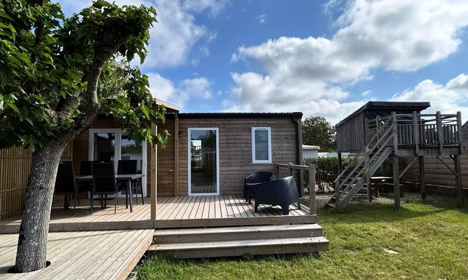 Saint-Molf Casa | Mobilheim 3 Zimmer 4 Personen + Cabane Kinder + TV