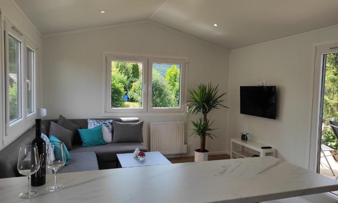 Wiesenbronn Apartamento | Mobilheim am Geisberg