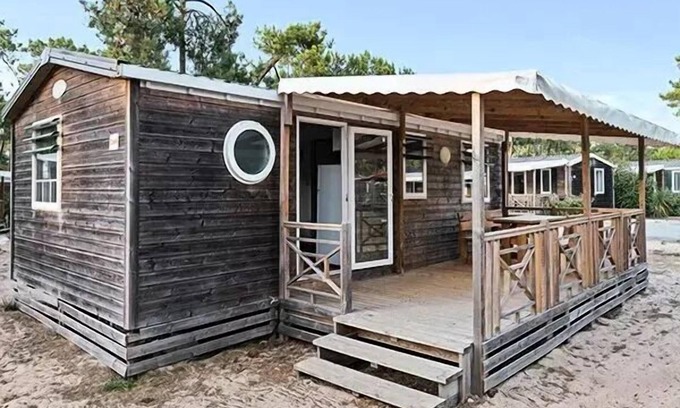Vogelgrun Casa | Mobilheim - Raised Terrace