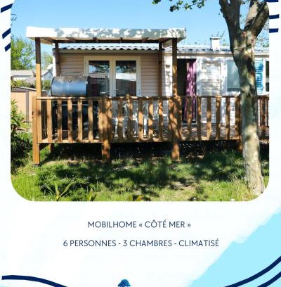 Sigean Otro | Mobilhome Côté mer - 3 Chambres - Climatisé - TV