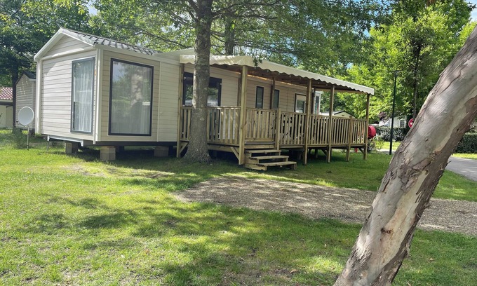 Parentis-en-Born Casa | Mobilhome Camping Le Pipiou