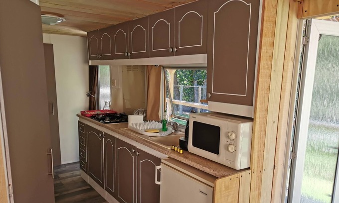 Viscomtat Chalet De Esquí | MobiLodge near Thiers - 4 people in Viscomtat in Auvergne