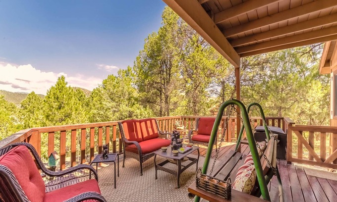 Ruidoso Downs Cabina | Mockingbird cabina, 3 habitaciones, capacidad para 8