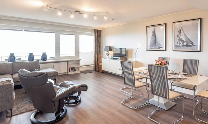 Wenningstedt-Braderup Apartamento | Modern 2 room apartment with sea view and approx.