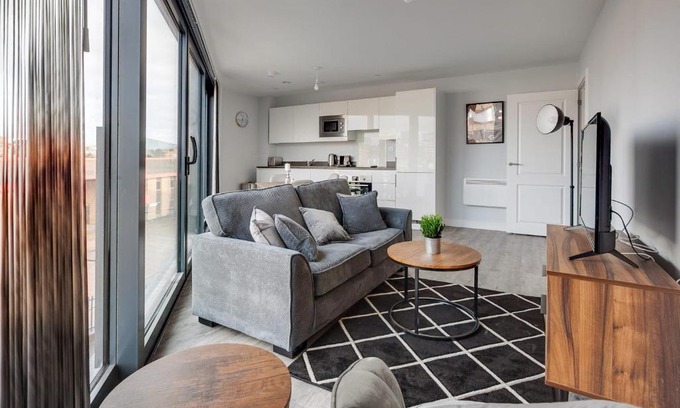 Bordesley Apartamento | Modern 2 Bedroom Apartment in Central Birmingham