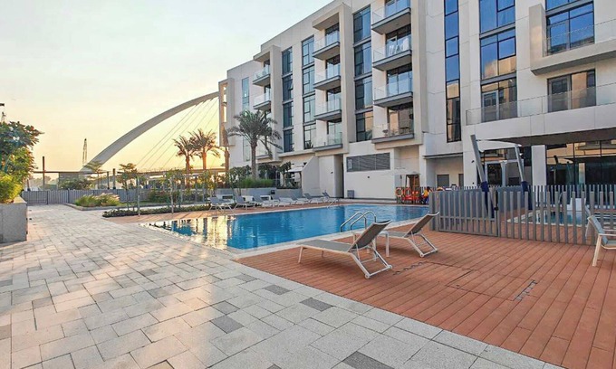 Al Safa Apartamento | Modern 2 Bedroom - Canal Front Stay!