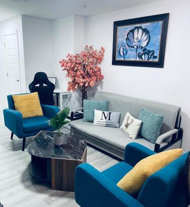 Southeast Calgary Apartamento | Modern 2 bedroom guest suite with AC