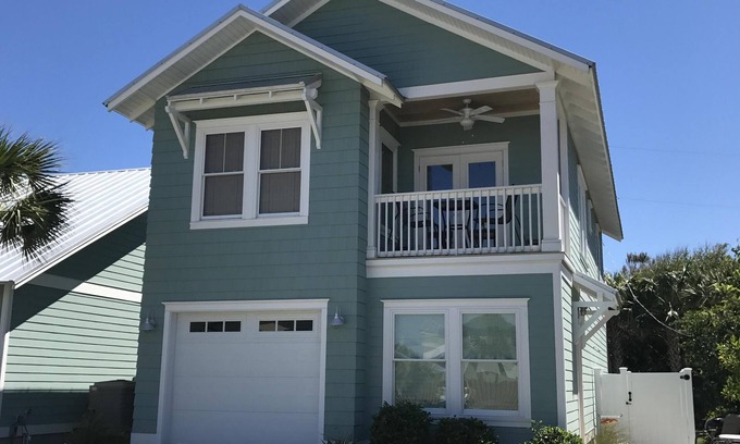 St. Augustine Beach Casa | Moderno 2B Carriage House 300 'de la playa, a pie de restaurantes