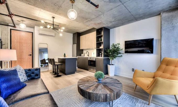 Cite Multimedia Apartamento | Modern 2BR Suite Old Montreal F3