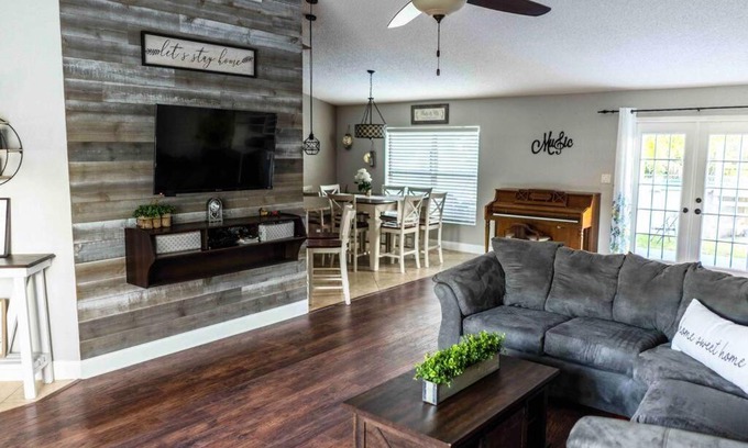 Spring Hill Casa | Modern 3BR Home, Saltwater Pool, Fenced Yard