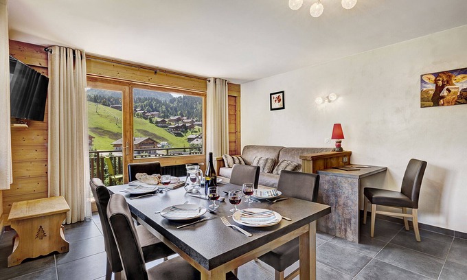 Le Chinaillon Chalet De Esquí | 2p5-Chalet-Apartamento-Baño con bañera-Vista a la Montana