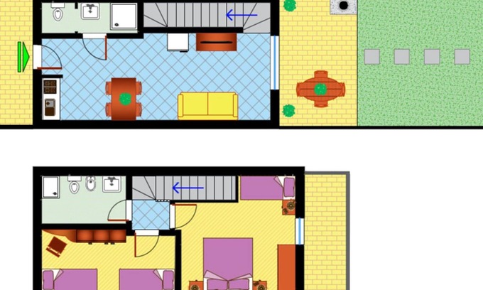 Bibione Lido del Sole Apartamento | Apartamento moderno y espacioso con jardín privado y piscina.