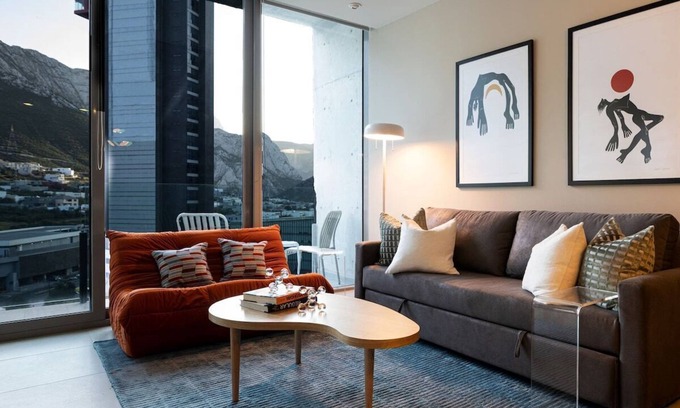 Monterrey Apartamento | Modern Apartment with Pool and Mountain views
