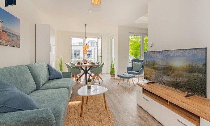 Zirchow Apartamento | Your ideal vacation experience in the "Ankerplatz" apartment on the lagoon coast