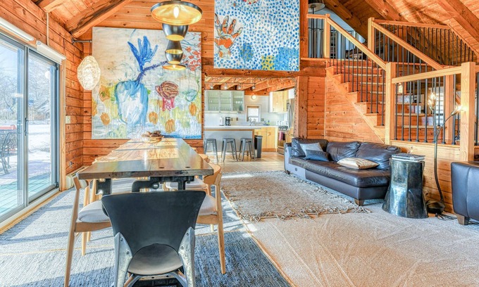 Wallkill Casa | Inicio de sesión de Modern, Artsy, & Lofty