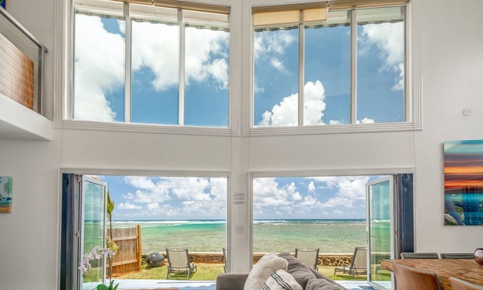 Anahola Casa | Modern, Beachfront 4 Bdrm - Eastside Retreat with A/C