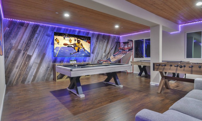 Lake Arrowhead Casa | Modern Cabin An Endless View! + Game Room
