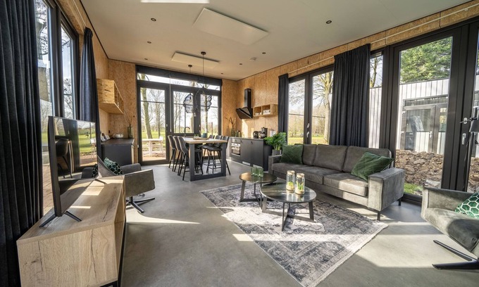 Kerkdriel Chalet De Esquí | Chalet moderno junto al río Mosa