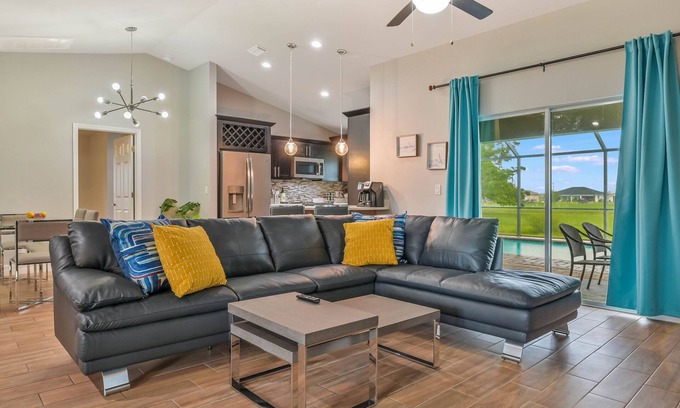 Diplomat Casa | Modern Coastal 3 Bedroom Villa with Salt Water Heated Pool & Office!