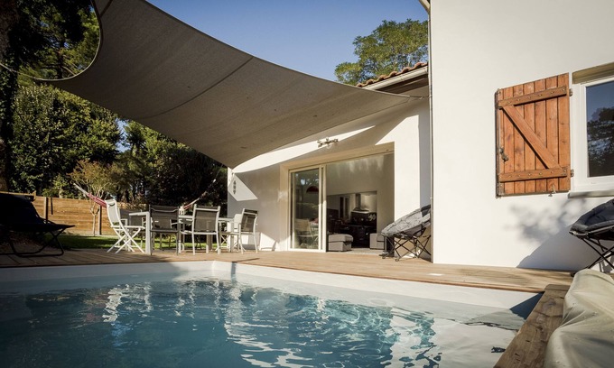 Soorts-Hossegor Casa | cómoda villa moderna con piscina climatizada en 7 minutos a las playas y el golf 4