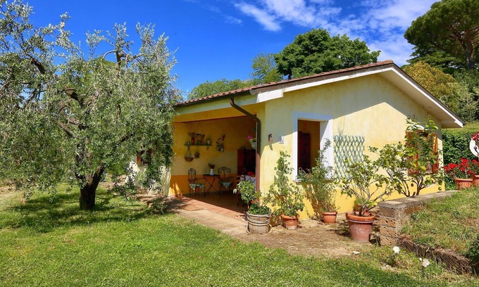 Graffignano Cabaña | Casa moderna en Graffignano, Italia con piscina