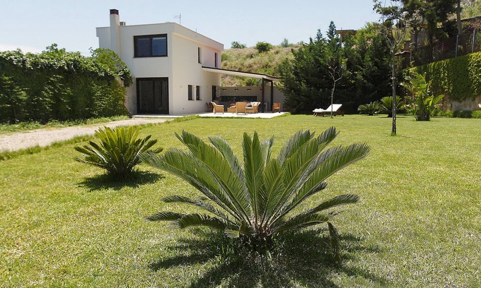Partanna Villa | Moderna villa cúbica en Mondello