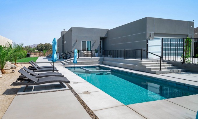 B-Bar-H Ranch Casa | Modern Desert Oasis – Pool, Spa and Mountain Views