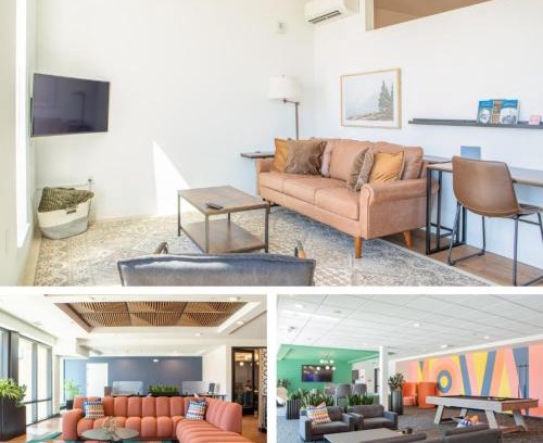 Yankee Hill Apartamento | Modern East Side 1BR Apt with Balcony, Pool, and Gym