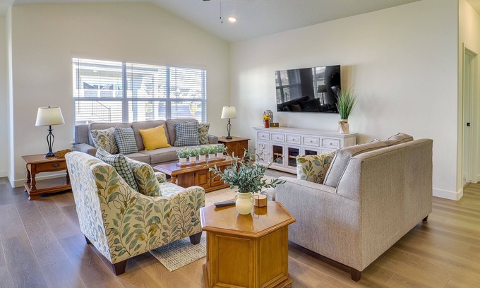 Herriman Casa | Modern Farmhouse in Herriman w/ Mountain Views!