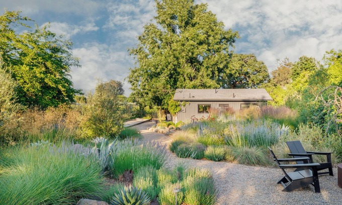 Sonoma Cabaña | Modern Farmhouse on Vineyard w/Deck, Bocce & Wine Country Views