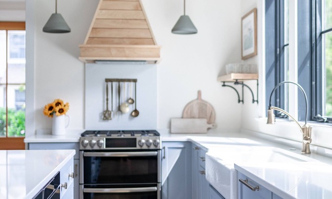 Spring Lake Casa | Modern Farmhouse with Pool - Private Location - 4 Blocks From the Beach