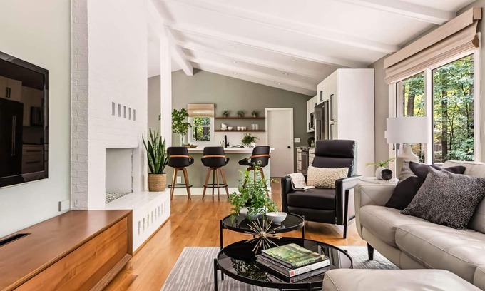Cary Casa | Modern Forest Retreat, On Large Private Wooded Lot, In the Heart of Cary!