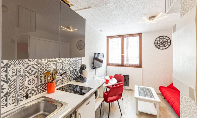 Montgellafrey Apartamento | Estudio moderno para 2 cerca de las pistas