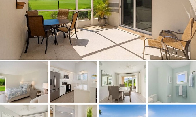 Grand Harbor Casa | Modern Grand Harbor Townhome Golf Views + Screened Lanai 2BR/2.5BA 1-Garage