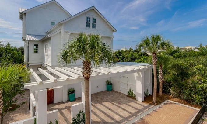 SeaNest Village Casa | Modern Home w/ Gulf Views, Private Beach, Community Pool, & 4 Bikes