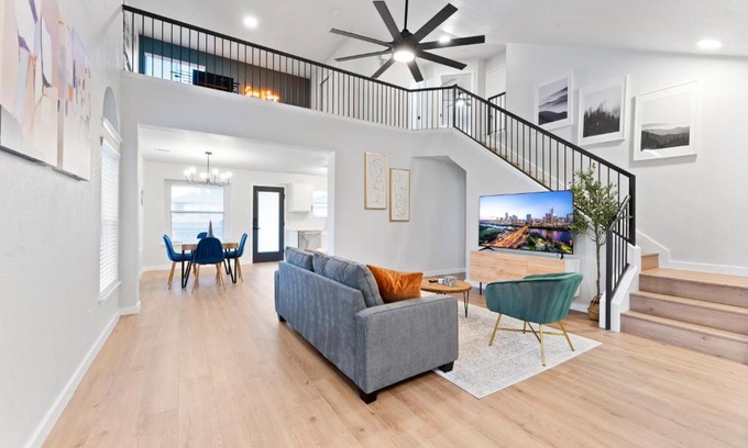 Pflugerville Casa | Modern & Homey 3BR Home, Remote Work Friendly, King Beds, Fast WiFi