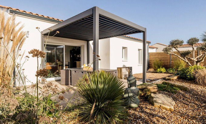 Chaumes-en-Retz Cabaña | Casa moderna con jardín cerca de la playa