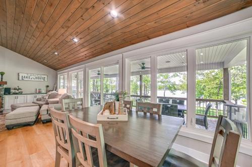 New Concord Casa | Modern Kentucky Lake Home with Deck, Dock, View