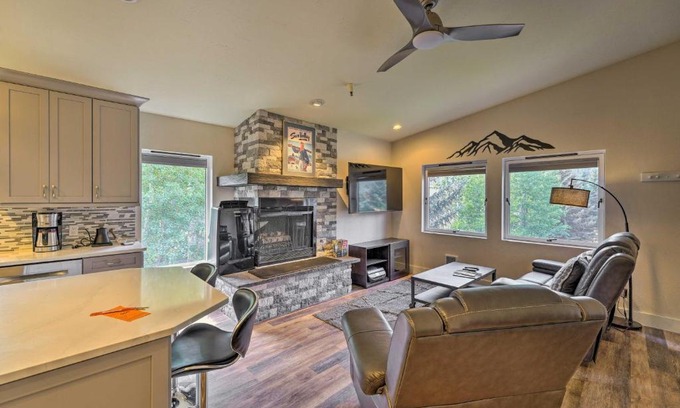 Ketchum Apartamento | Modern Ketchum Condo Walk to Dtwn and Ski Lift
