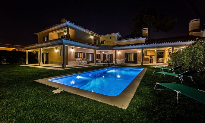 Sao Simao Villa | Villa moderna, grande y hermosa para 10 personas con piscina y jardín en Azeitão.