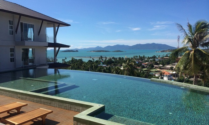 Moo 5 Condominio | Estudio grande con vista al mar -cerca de Big Budda, piscina y gimnasio,